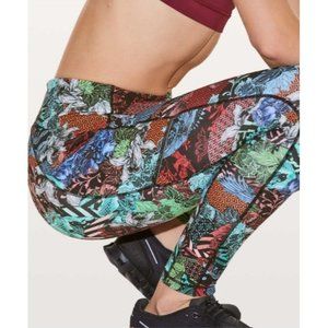 Lululemon Speed Up Tight Leggings Full-On Luxtreme 28" in Zen Clash Multi Floral